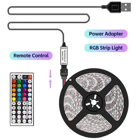 Magic LED light belt+Remote controller